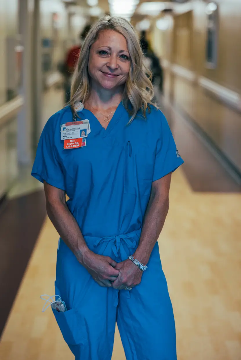 A Christ Hospital Health Network nurse smiling
