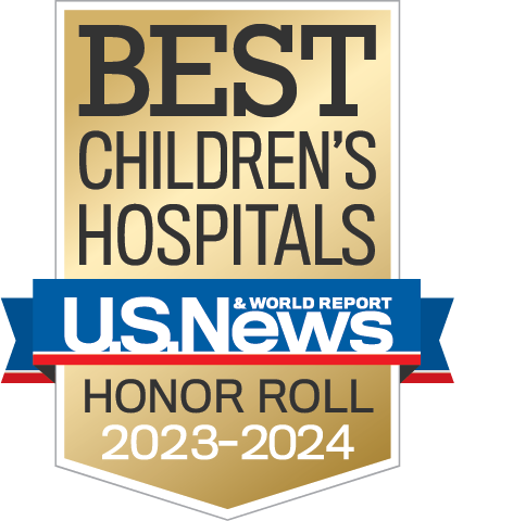 Cincinnati Children's award - U.S. News & World Report 2019-2020 Best Children's Hospitals